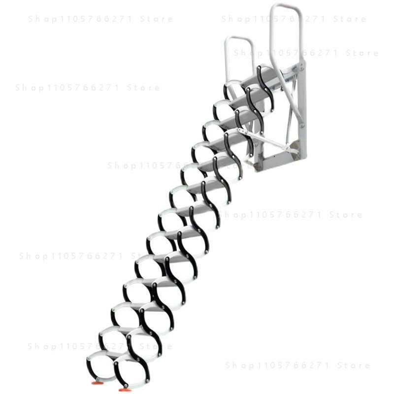 Fire Escape Ladder - Attic Telescopic Ladder Foldable Loft Stairs