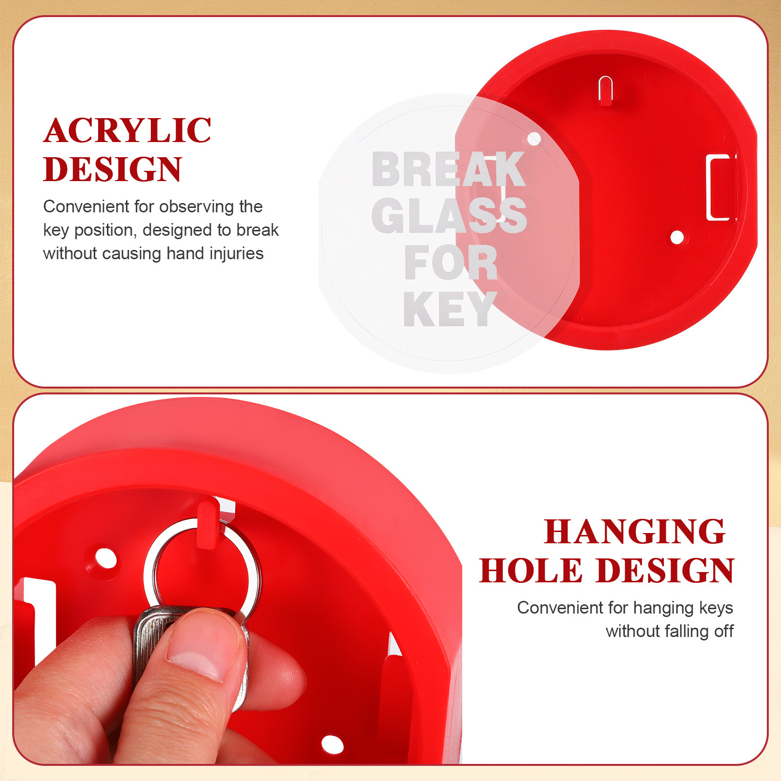 Emergency Break Key Lock Box W - Lockbox Key Secure ulasan dan harga