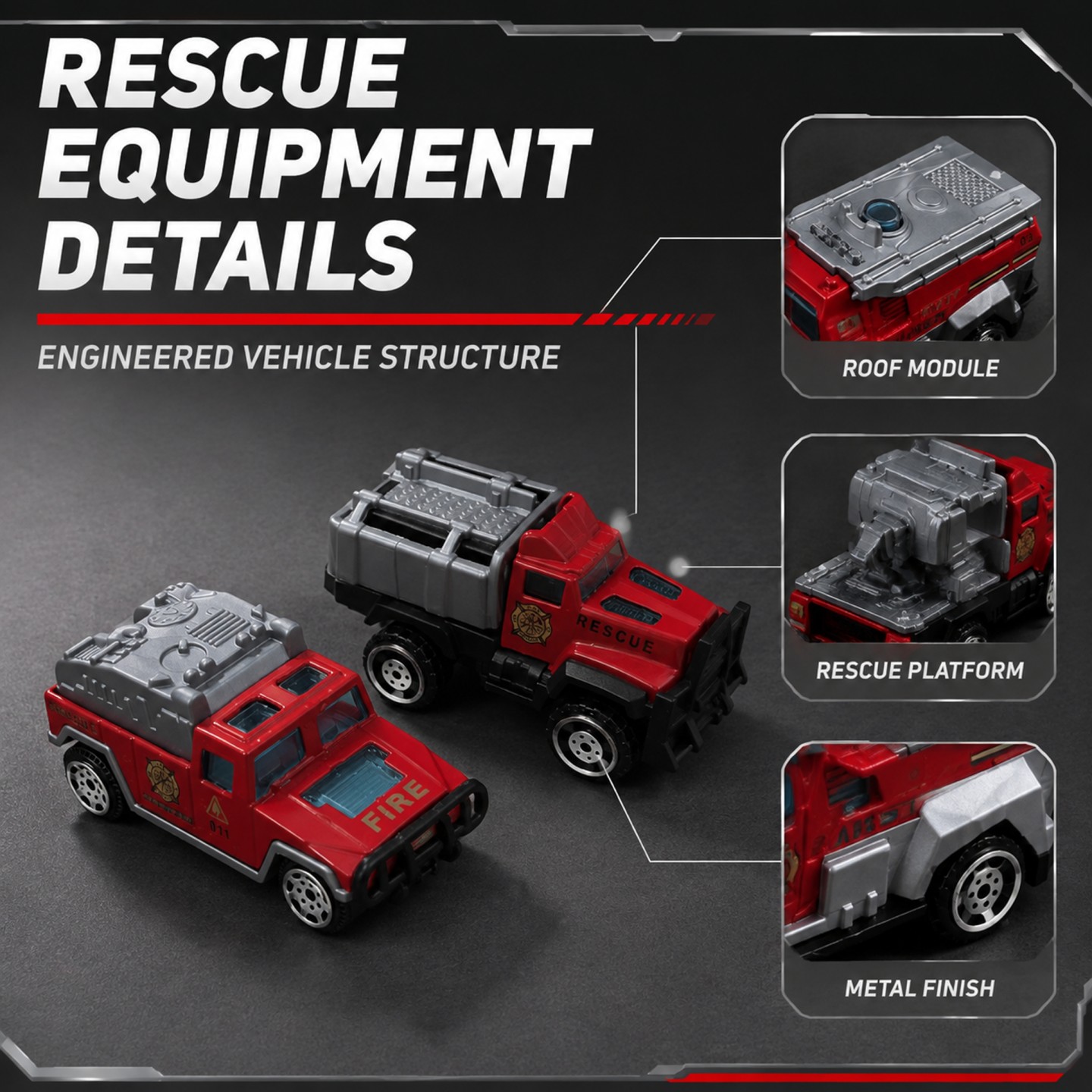 1:64 Alloy+Plastic Fire Fighti - Fire Escape Ladder ulasan dan harga