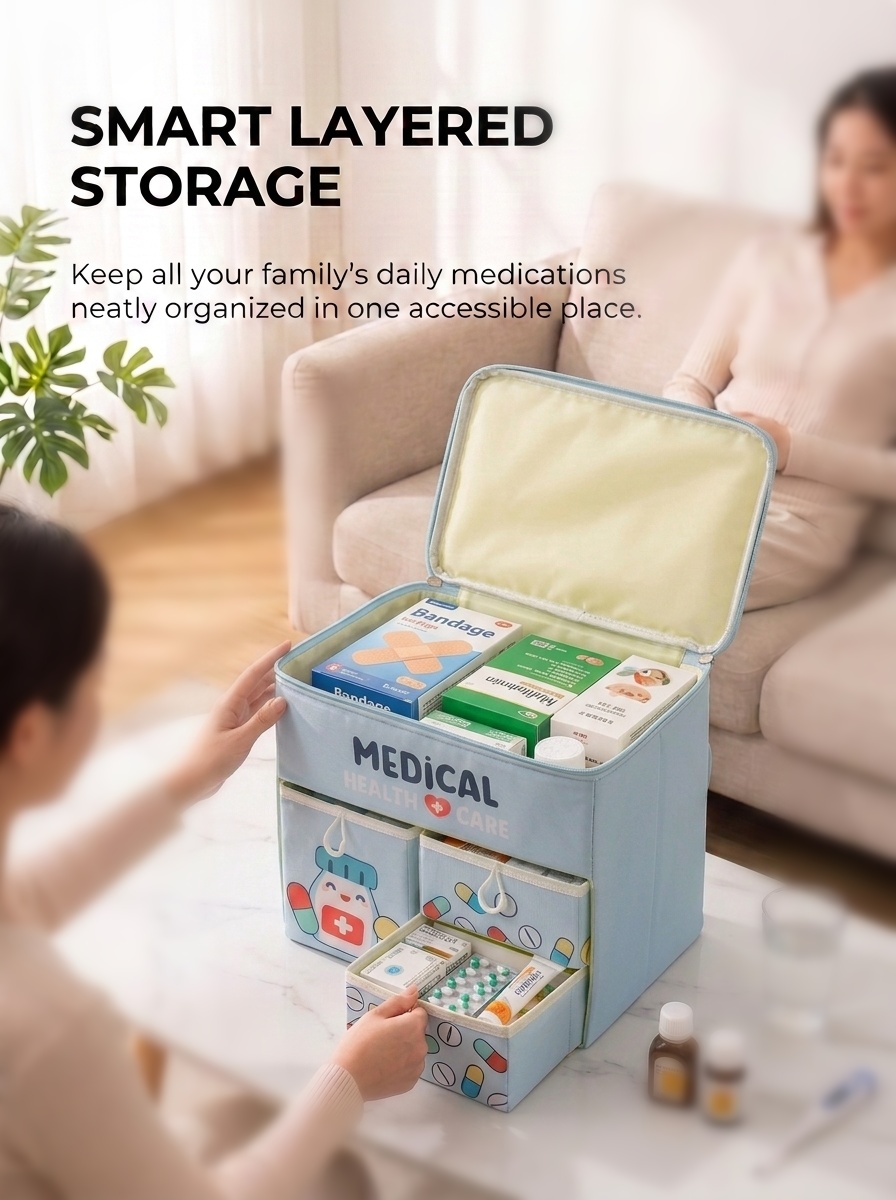 Portable Cartoon First Aid Kit - First Aid Bag Kit ulasan dan harga